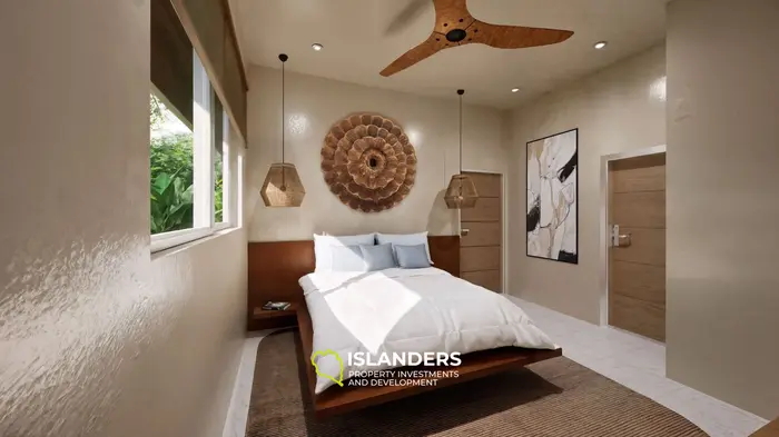 2-bedroom villa in a green area 200 meters from the beach (Maenam)