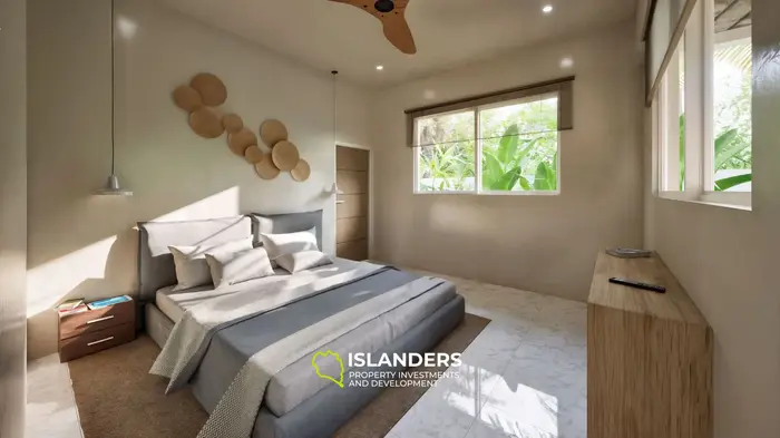 2-bedroom villa in a green area 200 meters from the beach (Maenam)