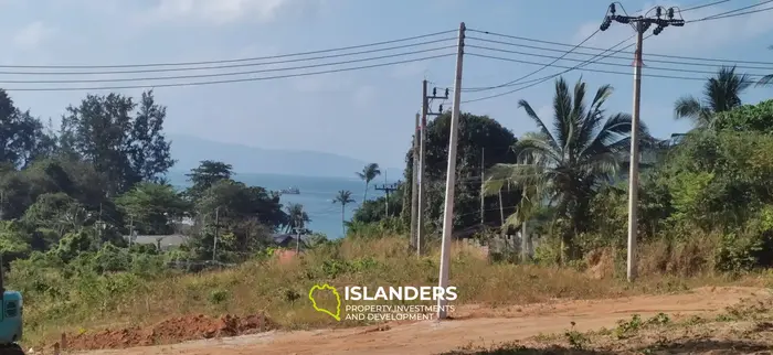 Sea view land development – 3 last plots