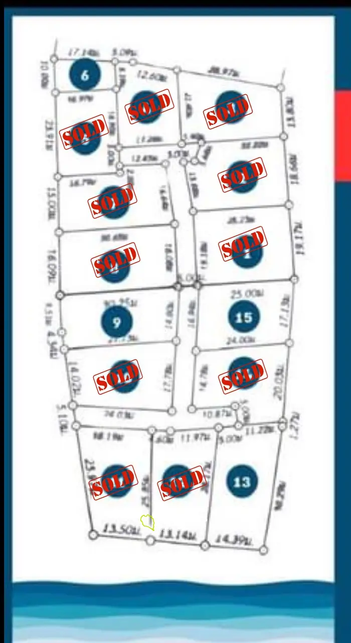 Sea view land development – 3 last plots