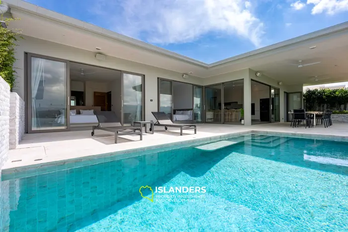 Modern 3-bdrm villa with pool, gym and elevator (Bangrak)