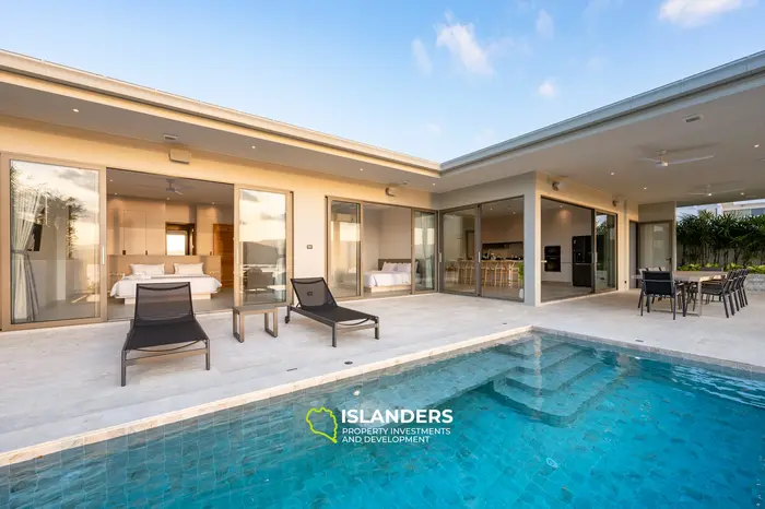 Modern 3-bdrm villa with pool, gym and elevator (Bangrak)