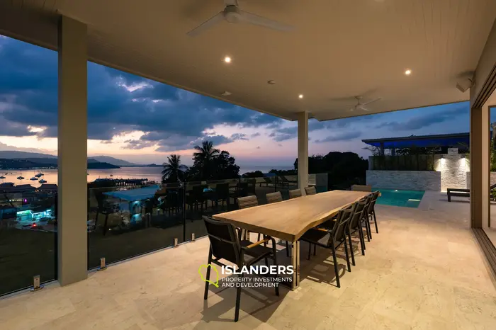 Modern 3-bdrm villa with pool, gym and elevator (Bangrak)