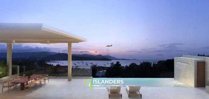 Modern 3-bdrm villa with pool, gym and elevator (Bangrak)