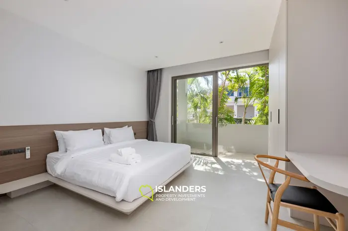 Modern 3-bdrm villa with pool, gym and elevator (Bangrak)