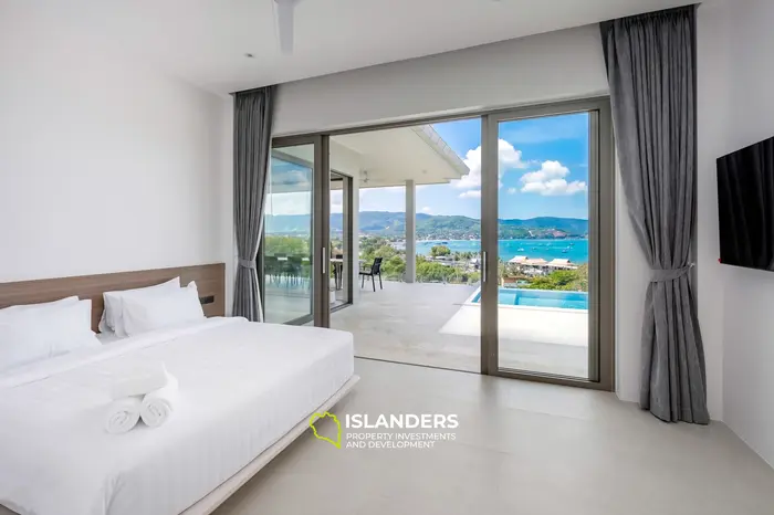 Modern 3-bdrm villa with pool, gym and elevator (Bangrak)