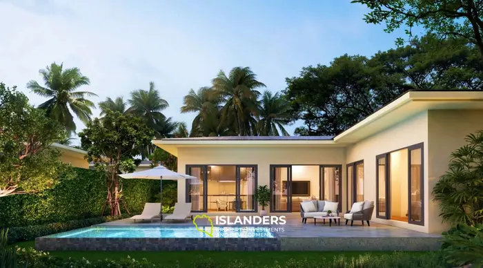 2-bdrm pool villa between two five-star hotels (Plai Laem)