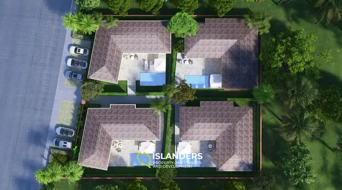 Single-story 3-bdrm pool villa with landscaped tropical garden (Plai Laem)