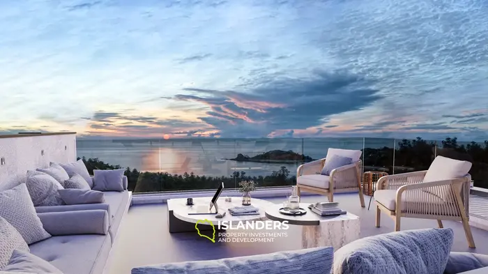 Panoramic 4-bdrm pool villa within walking distance to the beach (Choеng Mon)