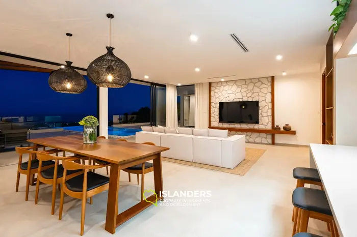 5 bdrm hilltop pool villa with panoramic views (Chaweng)