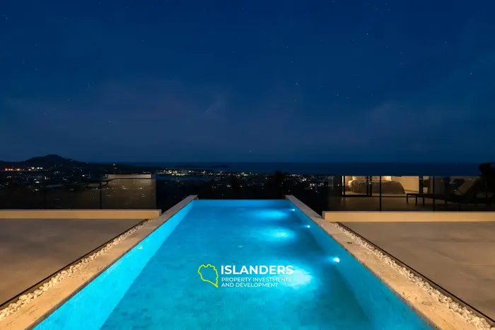 5 bdrm hilltop pool villa with panoramic views (Chaweng)