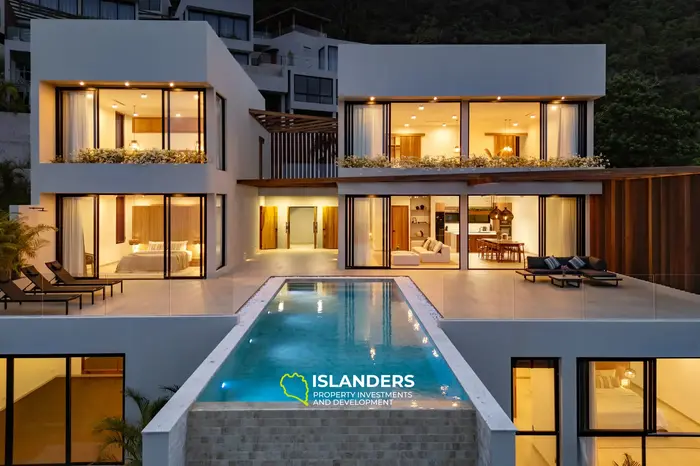 5 bdrm hilltop pool villa with panoramic views (Chaweng)