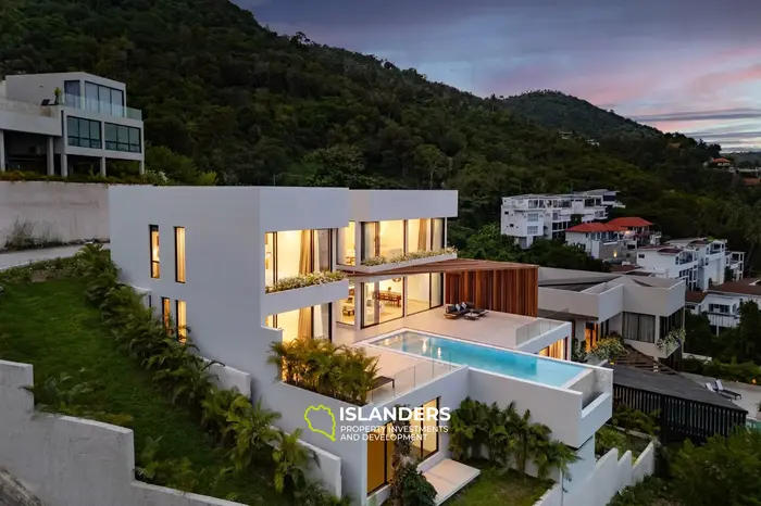 5 bdrm hilltop pool villa with panoramic views (Chaweng)