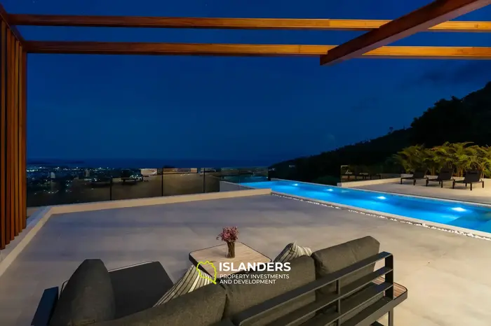 5 bdrm hilltop pool villa with panoramic views (Chaweng)