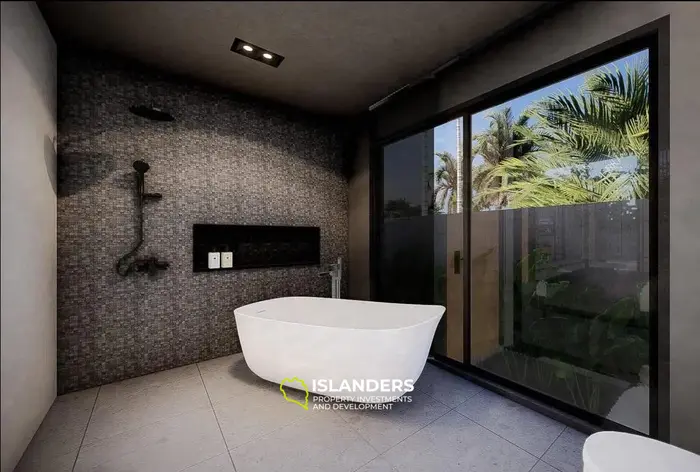 2-bdrm loft villa withjJacuzzi pool (Lamai)