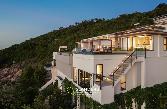 6 bedroom sea view villa on the cliff for rent