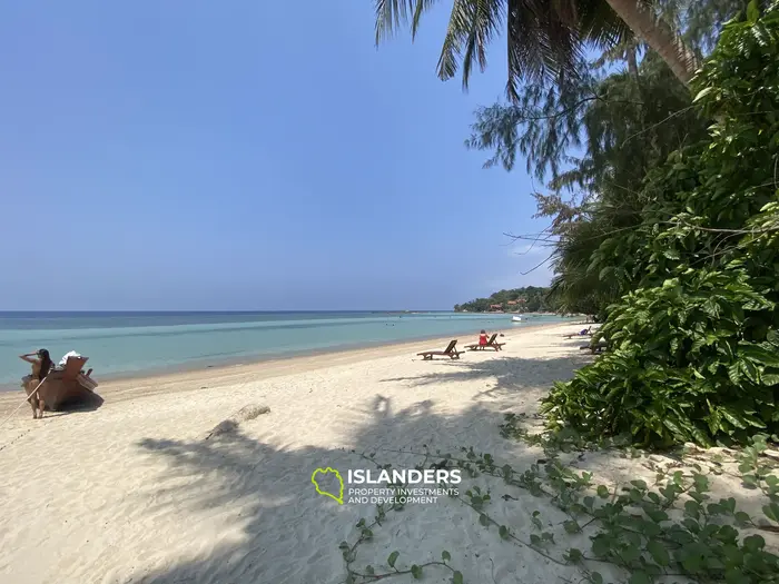 Beachfront Land with Existing Buildings in Srithanu — 2 Rai 62.7 Wah