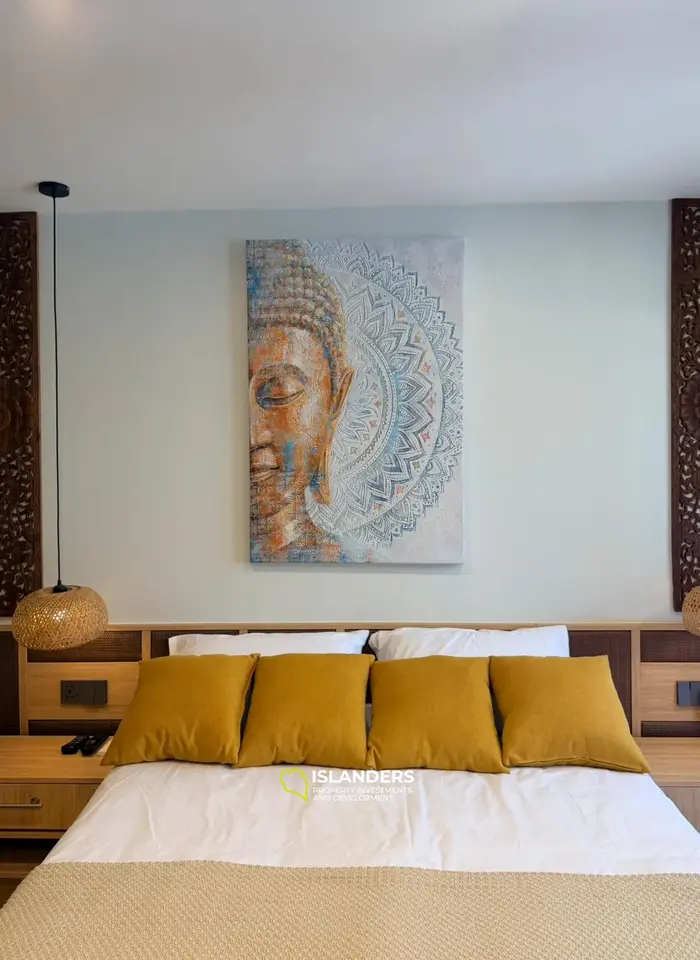 1 bdrm condominium in a complex with a shared pool in the central part of the island (Bophut)