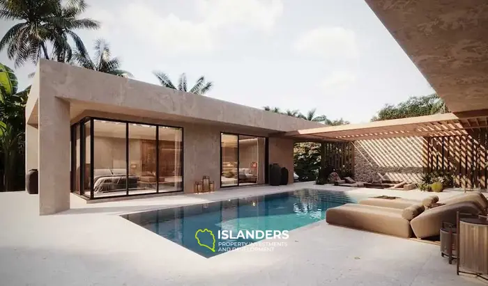 Single-story 3-bdrm pool villa with sun terrace (Chaweng)