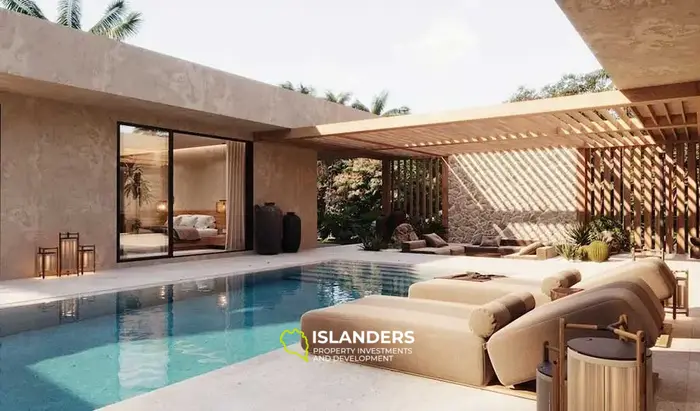 Single-story 3-bdrm pool villa with sun terrace (Chaweng)