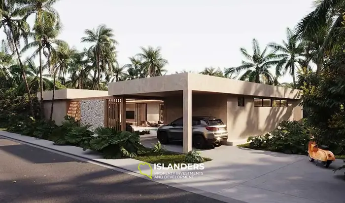 Single-story 3-bdrm pool villa with sun terrace (Chaweng)