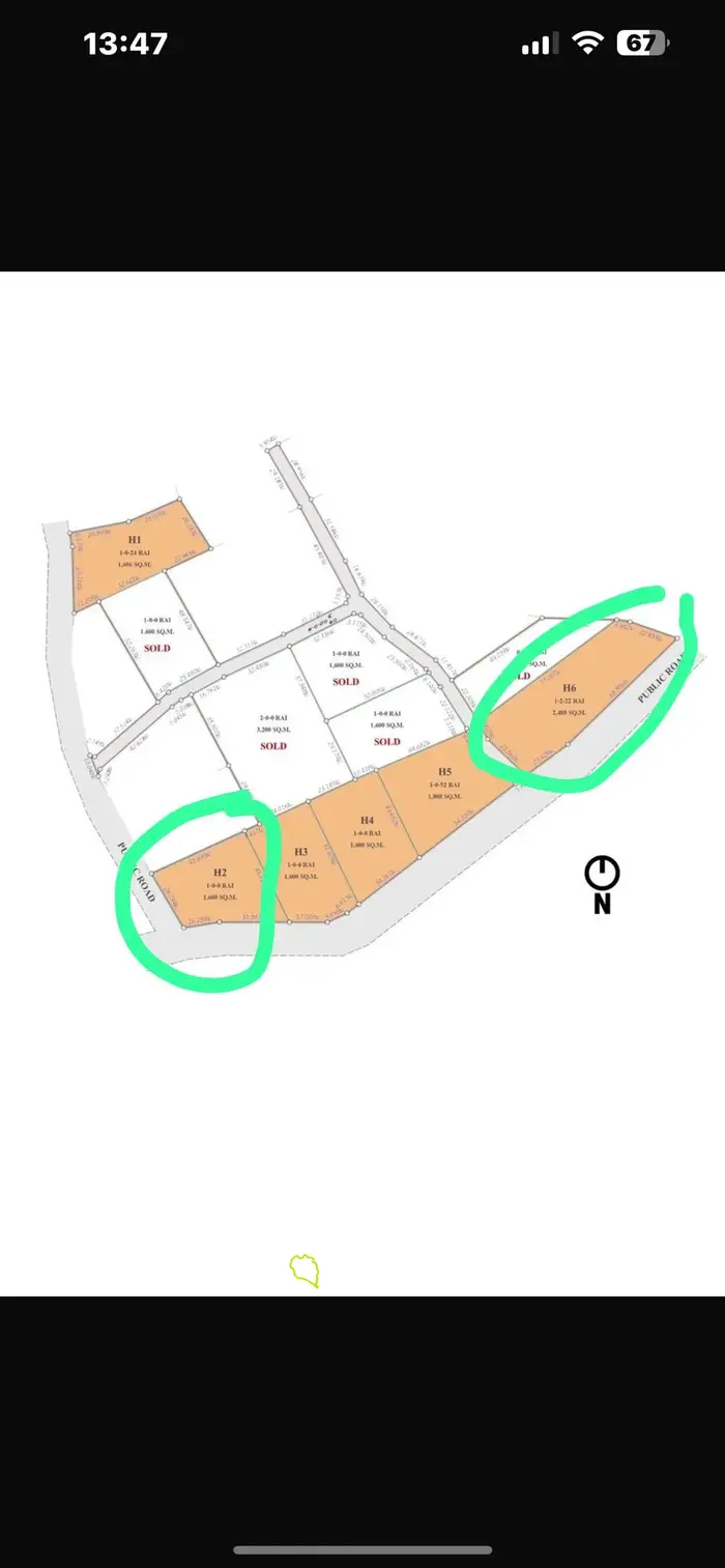 🏝️ For Sale – Prime Area Land in North Srithanu | Sea & Mountain Views