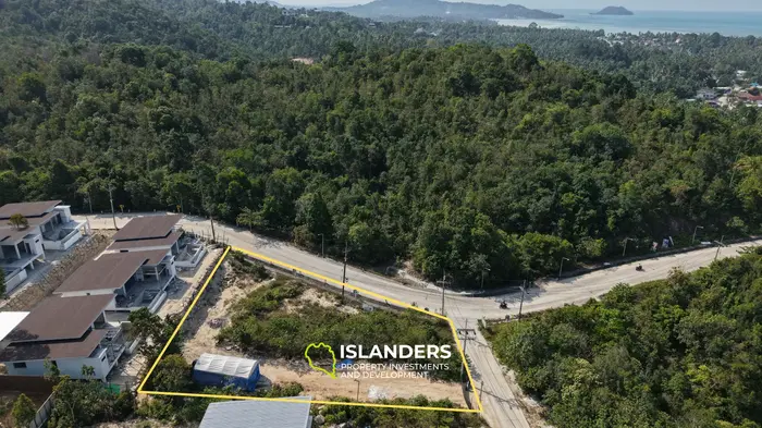 🏝️ For Sale – Prime Area Land in North Srithanu | Sea & Mountain Views 1 Rai