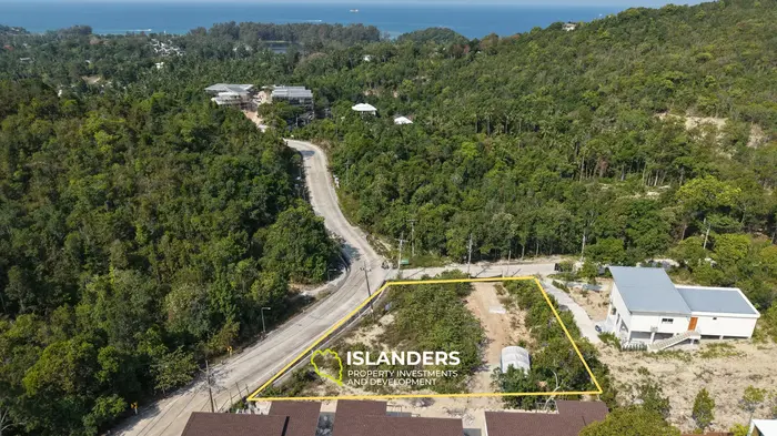 🏝️ For Sale – Prime Area Land in North Srithanu | Sea & Mountain Views 1 Rai