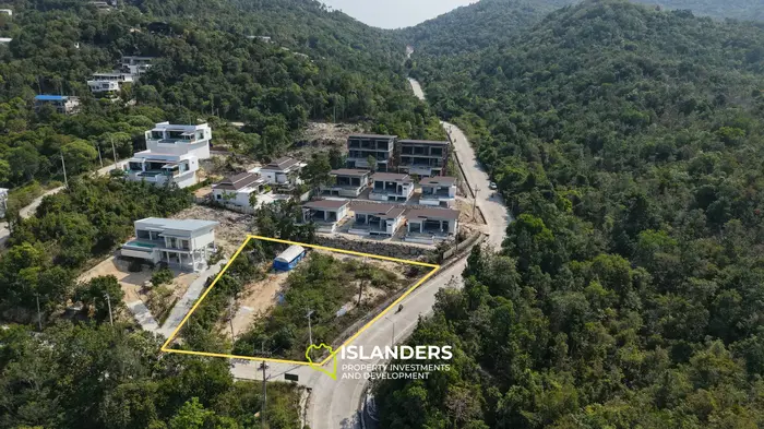 🏝️ For Sale – Prime Area Land in North Srithanu | Sea & Mountain Views 1 Rai