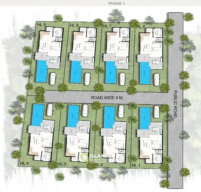 Spacious 4-bdrm pool villa in modern tropical style (Plai Laem)