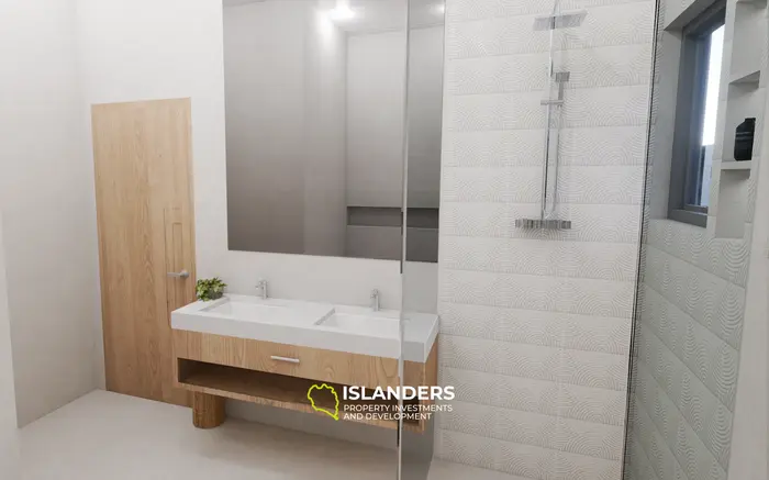 Spacious 4-bdrm pool villa in modern tropical style (Plai Laem)