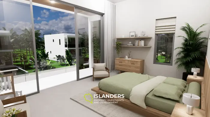 Spacious 4-bdrm pool villa in modern tropical style (Plai Laem)