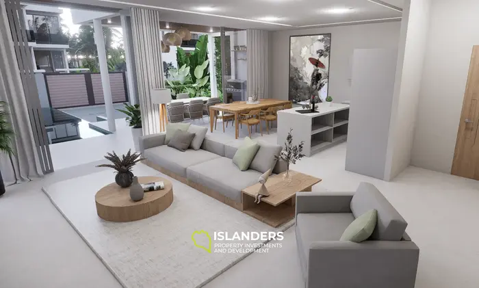 Spacious 4-bdrm pool villa in modern tropical style (Plai Laem)