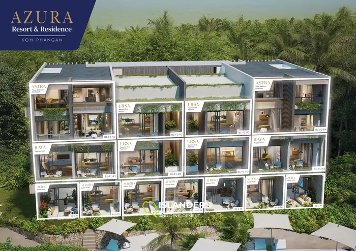 Azura Zura , Luxury Jungle View Apartment for Sale in Koh Phangan