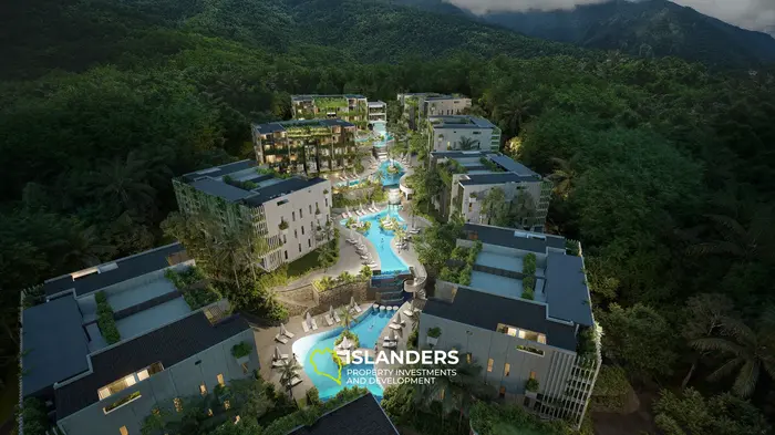 Azura Zura , Luxury Jungle View Apartment for Sale in Koh Phangan