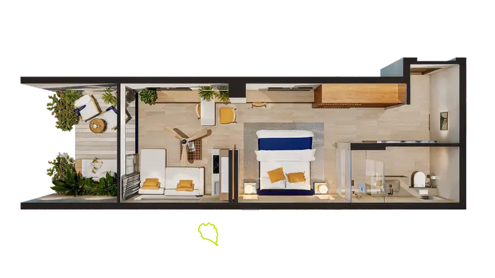 Azura Zura , Luxury Jungle View Apartment for Sale in Koh Phangan