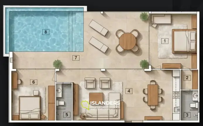 Luxury Villa with Breathtaking Sea Views in Koh Phangan (villa C)