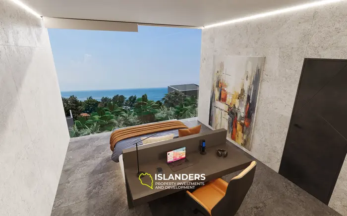 Sea View Apartment with Terrace and Private Pool