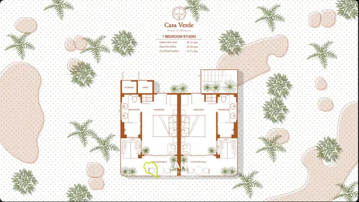 Tropical Studio in iconic Destination For Conscious Living