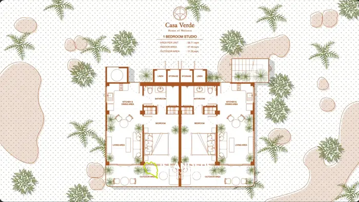 1 Bedroom Tropical Apartment in iconic  Destination For Conscious Living