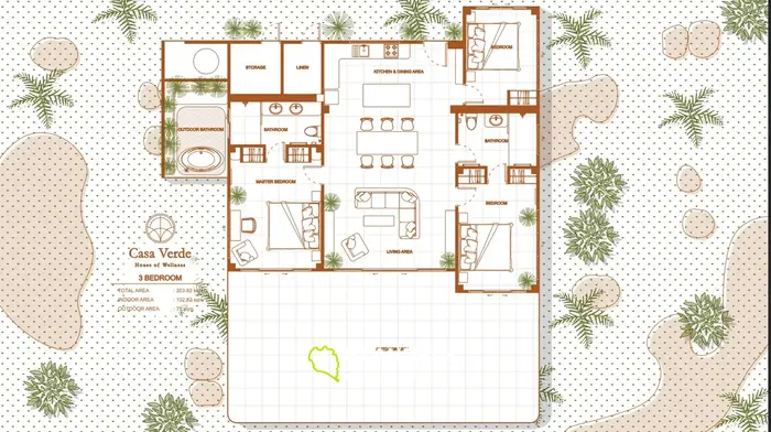 3-Bedroom Lush Apartment in an iconic  Destination For Conscious Living